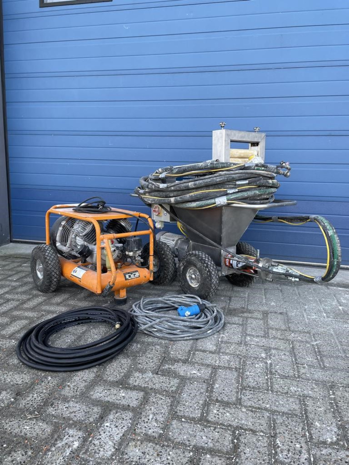 GBT spackspuit GB250 met Kaeser compressor 