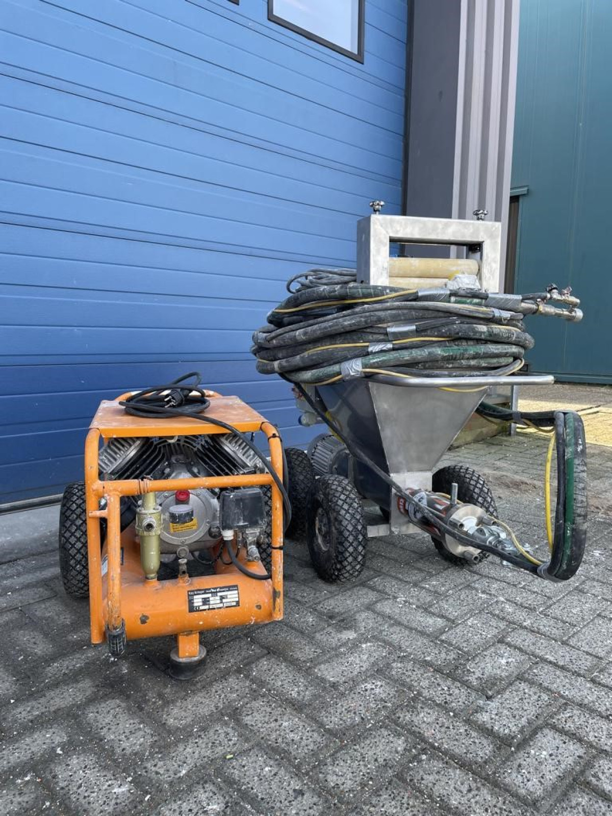 GBT spackspuit GB250 met Kaeser compressor 